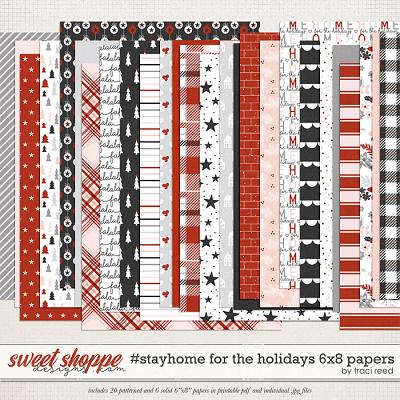 #StayHome for the Holidays: 6x8 Papers by Traci Reed