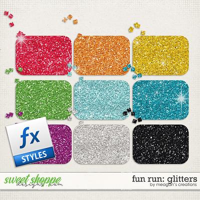 Fun Run Glitters by Meagan's Creations