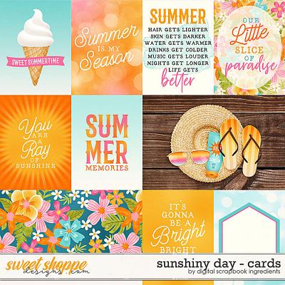 Sunshiny Day | Cards by Digital Scrapbook Ingredients