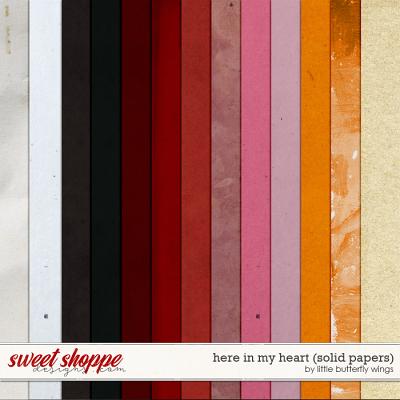 Here in my heart (solid papers) by Little Butterfly Wings