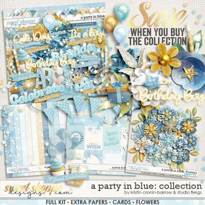 A Party in Blue COLLECTION by Kristin Cronin-Barrow & Studio Flergs
