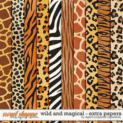 Wild And Magical | Extra Papers by Digital Scrapbook Ingredients
