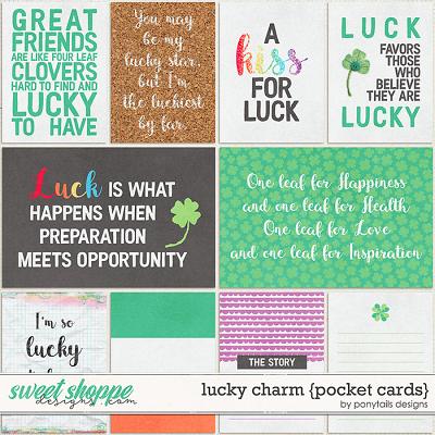 Lucky Charm Pocket Cards by Ponytails