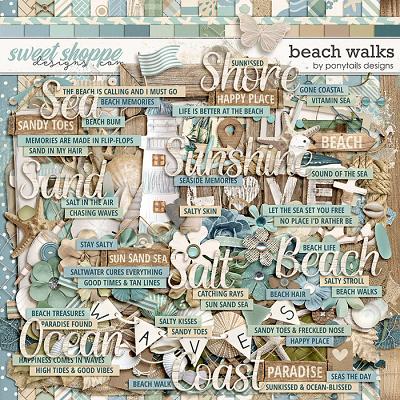 Beach Walks by Ponytails