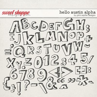 Hello Austin Alpha by Pink Reptile Designs