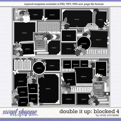 Cindy's Layered Templates - Double It Up: Blocked 4 by Cindy Schneider