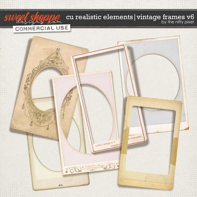 CU REALISTIC ELEMENTS | VINTAGE FRAMES Vol.6 by The Nifty Pixel