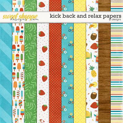 Kick Back And Relax Papers by LJS Designs