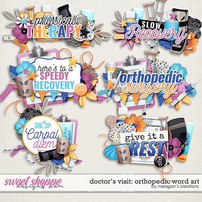 Doctor's Visit: Orthopedic Word Art by Meagan's Creations