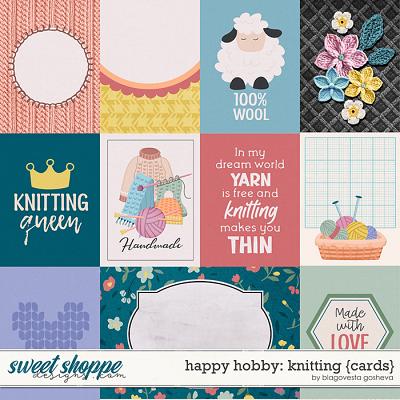 Happy Hobby: Knitting {cards} by Blagovesta Gosheva