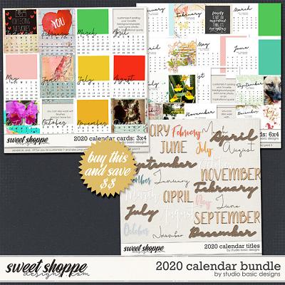 2020 Calendar Bundle by Studio Basic