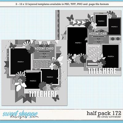 Cindy's Layered Templates - Half Pack 172 by Cindy Schneider