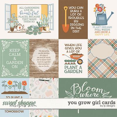 You Grow Girl Cards by LJS Designs