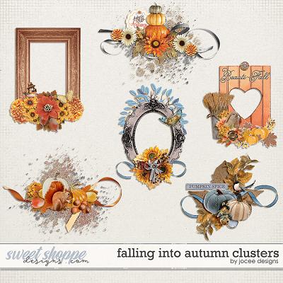 Falling into Autumn Clusters by JoCee Designs