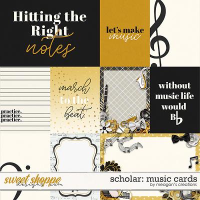 Scholar: Music Cards by Meagan's Creations