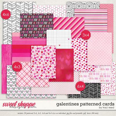 Galentines Patterned Cards by Traci Reed