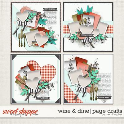 WINE & DINE PAGE DRAFTS | by The Nifty Pixel
