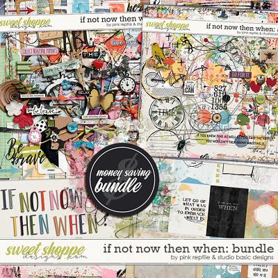 If Not Now Then When Bundle by Pink Reptile Designs & Studio Basic