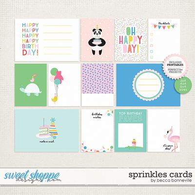 Sprinkles Cards by Becca Bonneville
