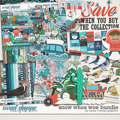 Snow Whoa Woe Bundle by Clever Monkey Graphics  
