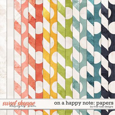 On a Happy Note: Papers by River Rose Designs
