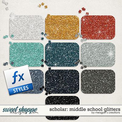 Scholar: Middle School Glitters by Meagan's Creations