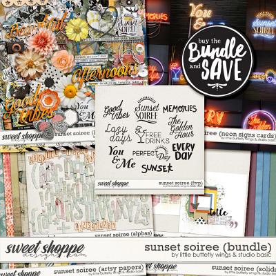 Sunset Soiree Bundle by Little Butterfly Wings & Studio Basic