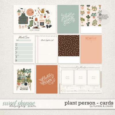 Plant Person | Journal Cards - by Humble and Create