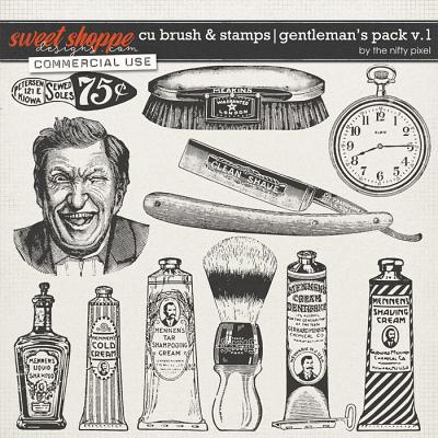 CU BRUSH & STAMPS | GENTLEMAN’S PACK V.1 by The Nifty Pixel