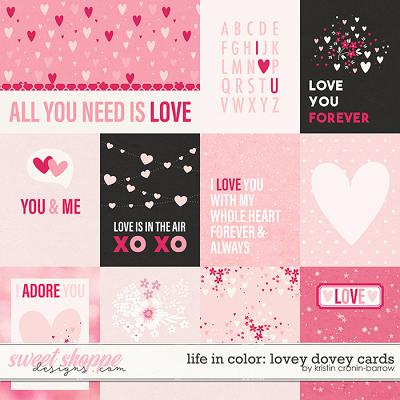 Life in Color: Lovey Dovey Cards by Kristin Cronin-Barrow