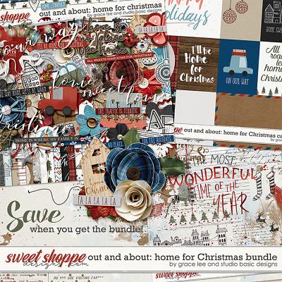 Out and About: Home For Christmas Bundle by Grace Lee and Studio Basic Designs
