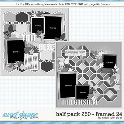 Cindy's Layered Templates - Half Pack 250: Framed 24 by Cindy Schneider