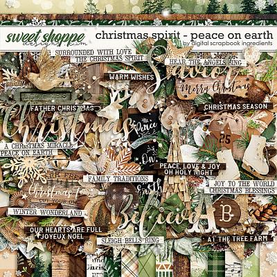 Christmas Spirit : Peace On Earth by Digital Scrapbook Ingredients