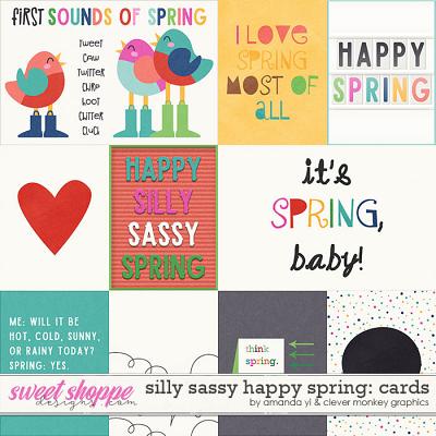 Silly Sassy Happy Spring Cards by Clever Monkey Graphics & Amanda Yi 