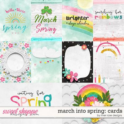 March into Spring: Cards by River Rose Designs