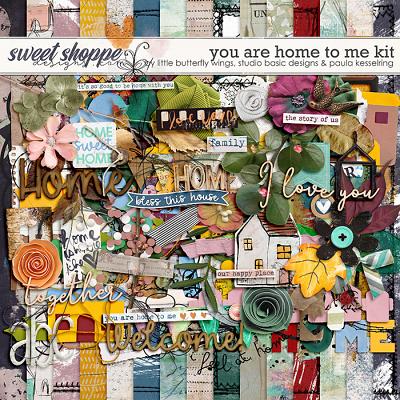You are home to me kit by Little Butterfly Wings, Studio Basic & Paula Kesselring