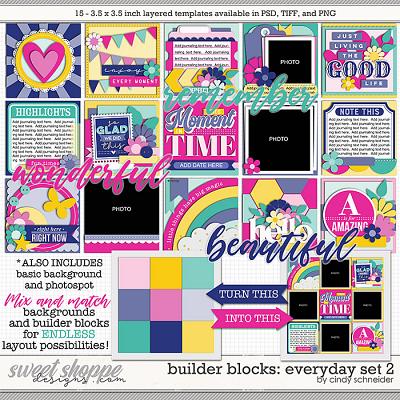 Cindy's Layered Templates - Builder Blocks: Everyday Set 2 by Cindy Schneider