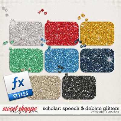 Scholar: Speech and Debate Glitters by Meagan's Creations