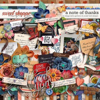 A Note of Thanks by Blagovesta Gosheva & Sweet Doll Designs
