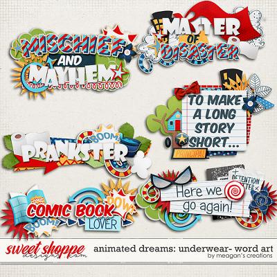 Animated Dreams: Underwear- Word Art by Meagan's Creations