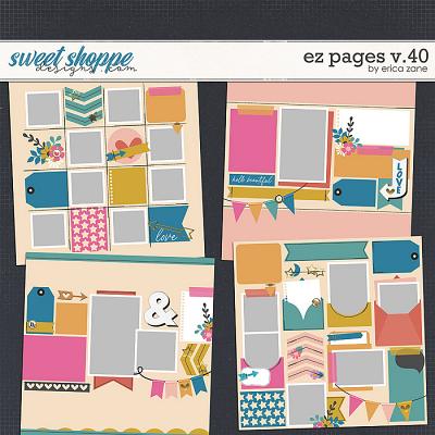 EZ Pages v.40 Templates by Erica Zane