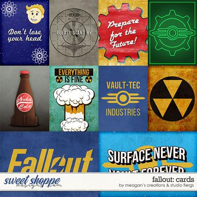 Fallout: Cards by Meagan's Creations and Studio Flergs