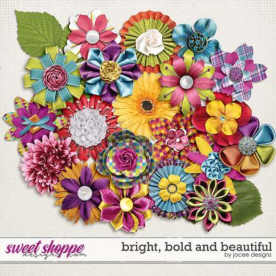 Bright, Bold and Beautiful Flowers by JoCee Designs