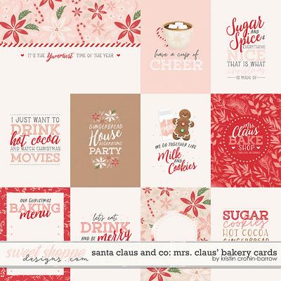 Santa Claus and Co: Mrs. Claus' Bakery Cards by Kristin Cronin-Barrow