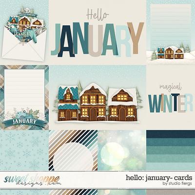 Hello: January- CARDS by Studio Flergs