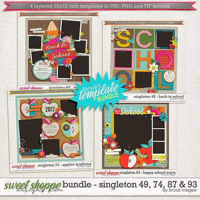 Brook's Templates - Bundle - Singleton 49, 74, 87 & 93 by Brook Magee