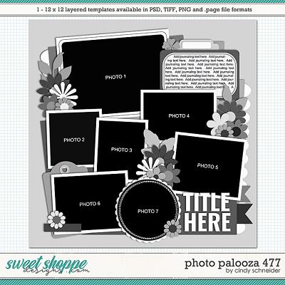 Cindy's Layered Templates - Photo Palooza 477 by Cindy Schneider