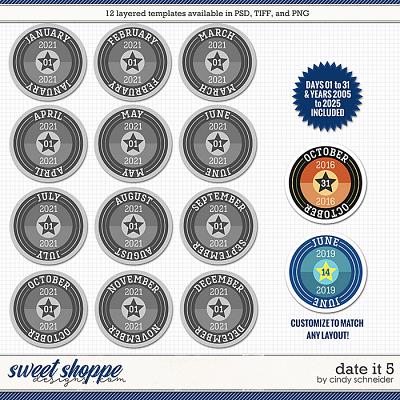 Cindy's Layered Templates - Date It 5 by Cindy Schneider