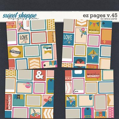 EZ Pages v.45 Templates by Erica Zane