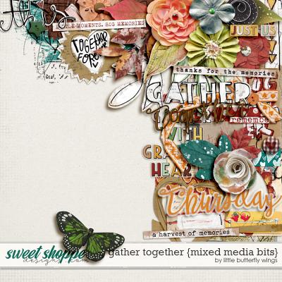 Gather Together {mixed media bits} by Little Butterfly Wings